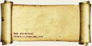 Mirjana Abramović vizit kartica